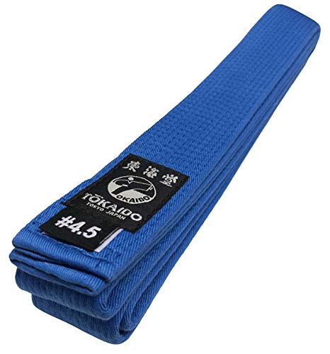 Tokaido Karategürtel blau | Blaugurt Karate Gürtel aus Baumwolle | Verschiedene Längen (265) von Tokaido