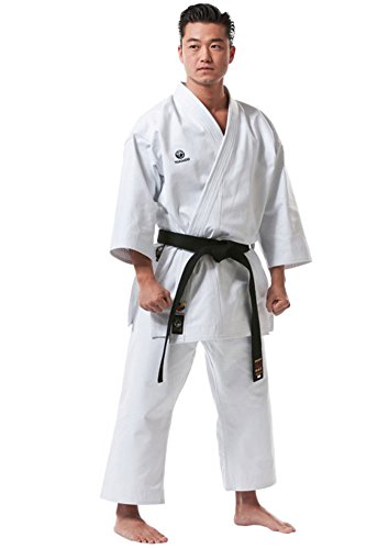 Tokaido Unisex – Erwachsene Kata Master Karateanzug, weiß, 160 von Tokaido