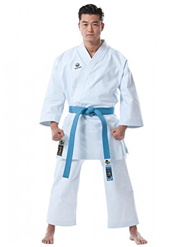 Tokaido Unisex – Erwachsene Kata Master PRO Karateanzug, weiß, 150 (2,0) von Tokaido