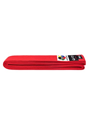 Tokaido Unisex-Erwachsene Kumite Karate Gürtel rot, 265 cm von Tokaido