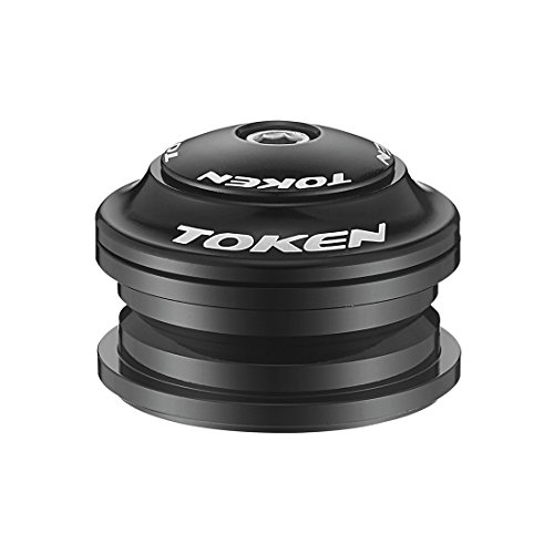 Token Unisex – Erwachsene MTX Steuersatz, schwarz, 44/56mm von Token