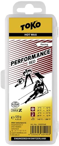 Toko Performance Heißwachs Rot 120 g von TOKO