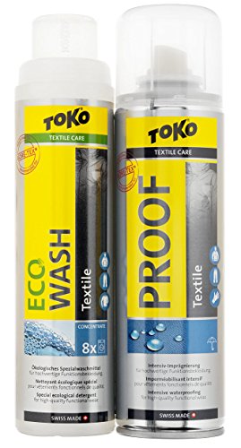 Toko Pflegemittel Set für Funktionsbekleidung - Eco Textile Wasch + Textile Proof von Toko