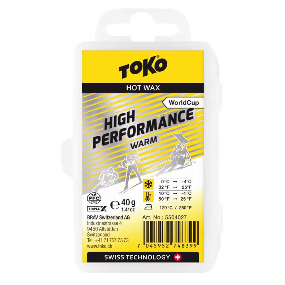 Toko World Cup High Performance Warm Wax 40g Weiß von Toko