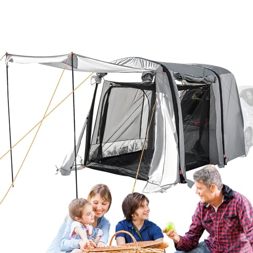 Tragbare große SUV-Zelte, aufblasbares Campingzelt, winddichtes, wasserdichtes PU 2000-Auto-Camping-aufblasbares Zelt, Autozelt-Sonnenschutz für 3–4 Personen im Freien zum Camping von Toliya