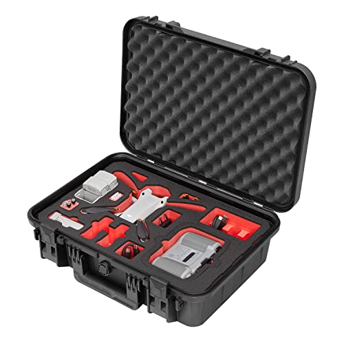 TomCase Drohnen Koffer ECO “Ready-to-Fly” für DJI Mini 3 Pro Fly More Combo, Standard Fernsteuerung oder DJI RC, bis zu 10 Akkus, wasserdichter Hard Case, Made in Germany von TomCase