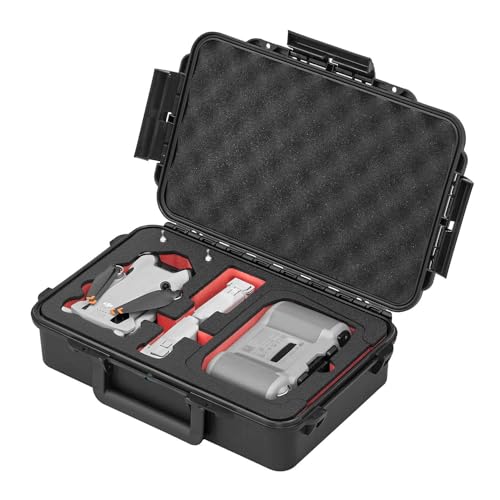 TomCase Drohnenkoffer „Smart Edition” für DJI Mini 4 Pro Fly More Combo, Standard oder DJI RC 2 Controller, wasserdichtes Etui Case - Made in Germany von TomCase