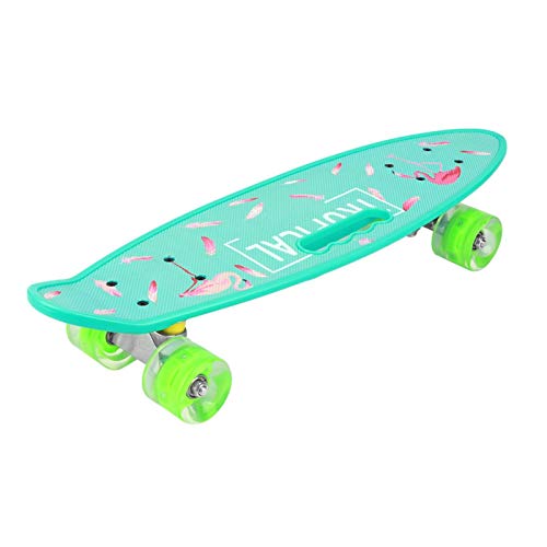 Skateboard-Deck, Wheelive Longboard Skateboard, sicher zu bedienen, Fisch-Skateboard, Handboard, kleines Fisch-Skateboard für Straßentanz, für Jugendliche, Kinder, Anfänger von Tomantery