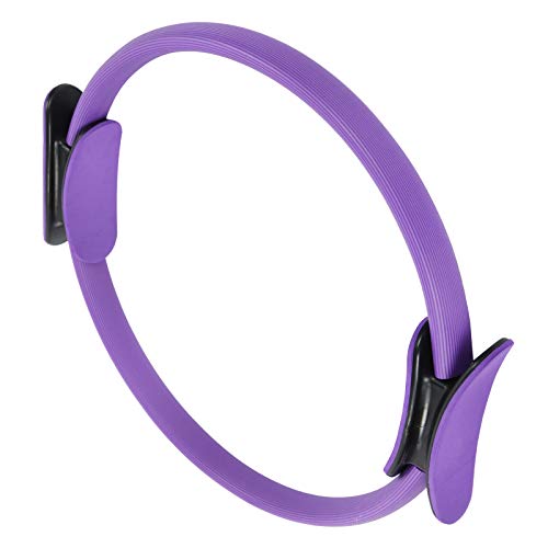Tomantery Trainingsring, weicher Pilates-Ring mit bequemem Griff für Fitness für Unisex für Frauen zum Training(Violett) von Tomantery