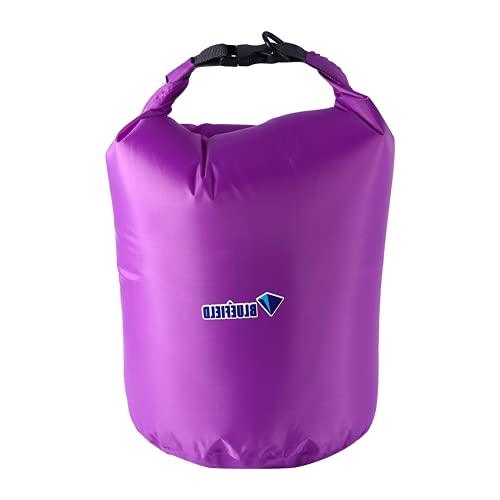 Tomantery Wasserdichtes Dry Bag Set, schwimmende Aufbewahrungstasche 3 Farben und 4 Kapazitäten, leicht und praktisch zum Schwimmen zum Schwimmen(Lila Mittel 40L) von Tomantery