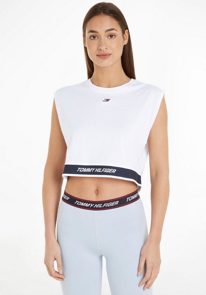 Tommy Hilfiger Sport T-Shirt RELAXED TAPE C-NK TANK mit Tommy Hilfiger Sport Markenlabel von Tommy Hilfiger Sport