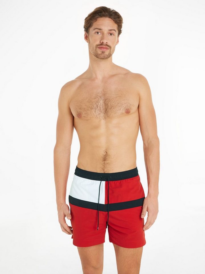 Tommy Hilfiger Swimwear Badeshorts MEDIUM DRAWSTRING in mehrfarbiger Optik von Tommy Hilfiger Swimwear