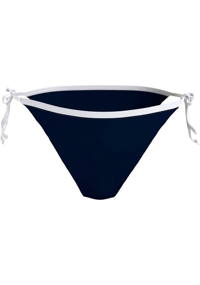 Tommy Hilfiger Swimwear Bikini-Hose CHEEKY STRING SIDE TIE mit kontrastfarbenen Kanten von Tommy Hilfiger Swimwear