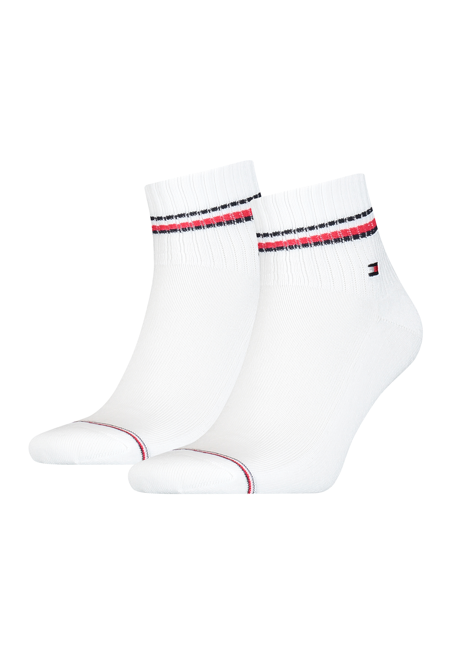 2 Paar TOMMY HILFIGER Herren ICONIC QUARTER Gr. 39 - 49 Sneaker Socken von Tommy Hilfiger