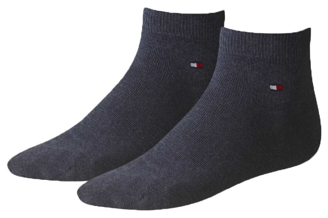 2 Paar TOMMY HILFIGER Herren Quarter Socken Gr. 39 - 46 Business Sneaker Socken von Tommy Hilfiger