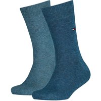 2er Pack TOMMY HILFIGER Basic Socken Kinder 356 - jeans 27-30 von Tommy Hilfiger