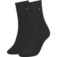 2er Pack TOMMY HILFIGER Casual Socken Damen 200 - black 35-38 von Tommy Hilfiger