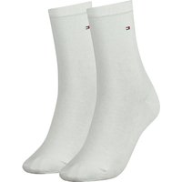 2er Pack TOMMY HILFIGER Casual Socken Damen 300 - white 35-38 von Tommy Hilfiger