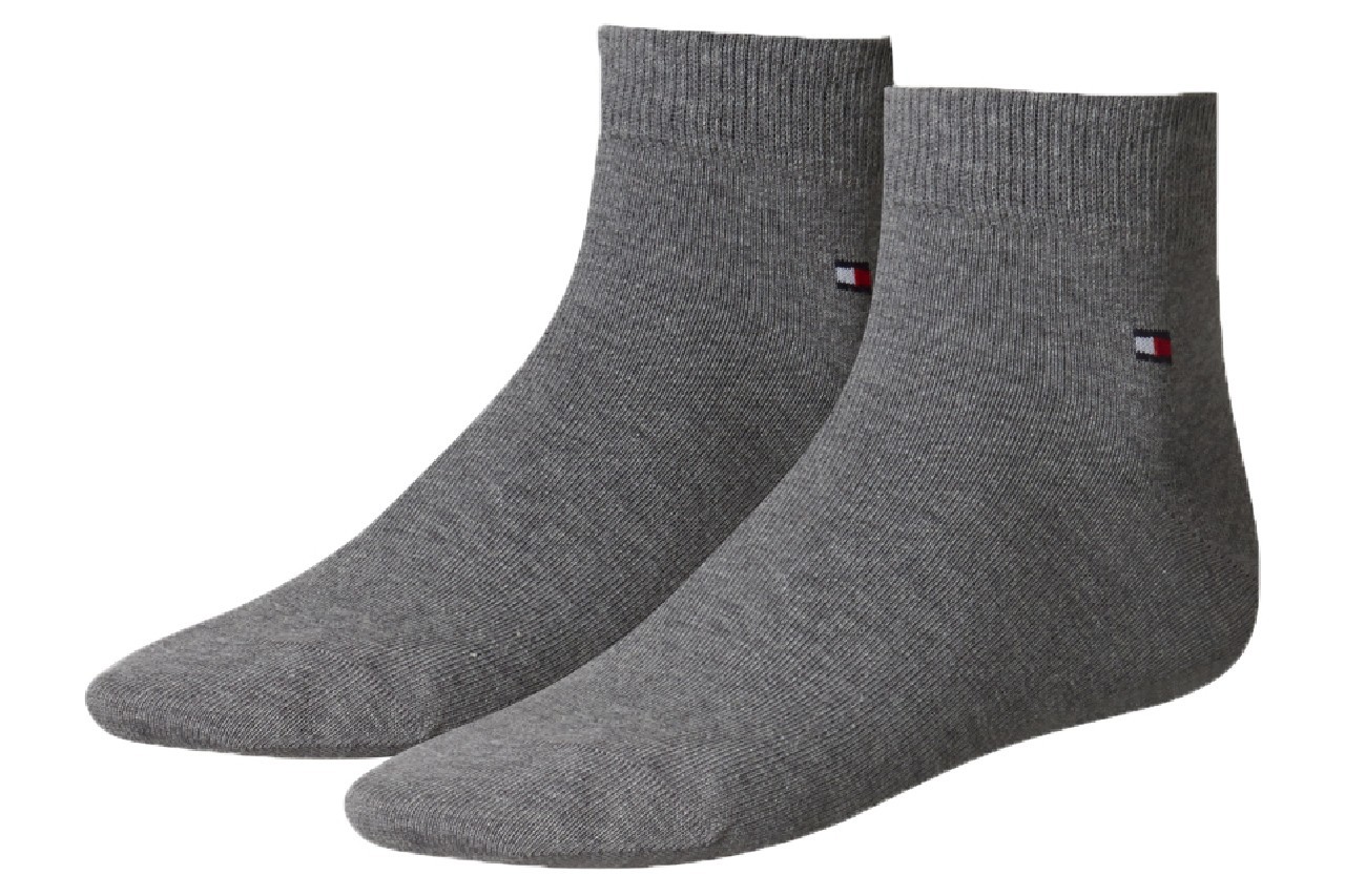 4 Paar TOMMY HILFIGER Herren Quarter Socken Gr. 39 - 49 Business Socken von Tommy Hilfiger