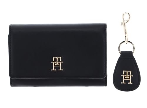 Tommy Hilfiger GP MED FLAP WALLET W KEYFOB, schwarz(bdsblack), Gr. . von Tommy Hilfiger