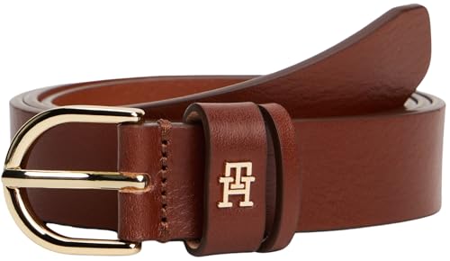Tommy Hilfiger Damen Gürtel Essential Effortless 2, Braun (Winter Cognac), 100 cm von Tommy Hilfiger