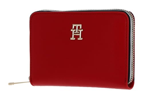 Tommy Hilfiger TH Essential Zip Around Wallet M Fierce Red von Tommy Hilfiger