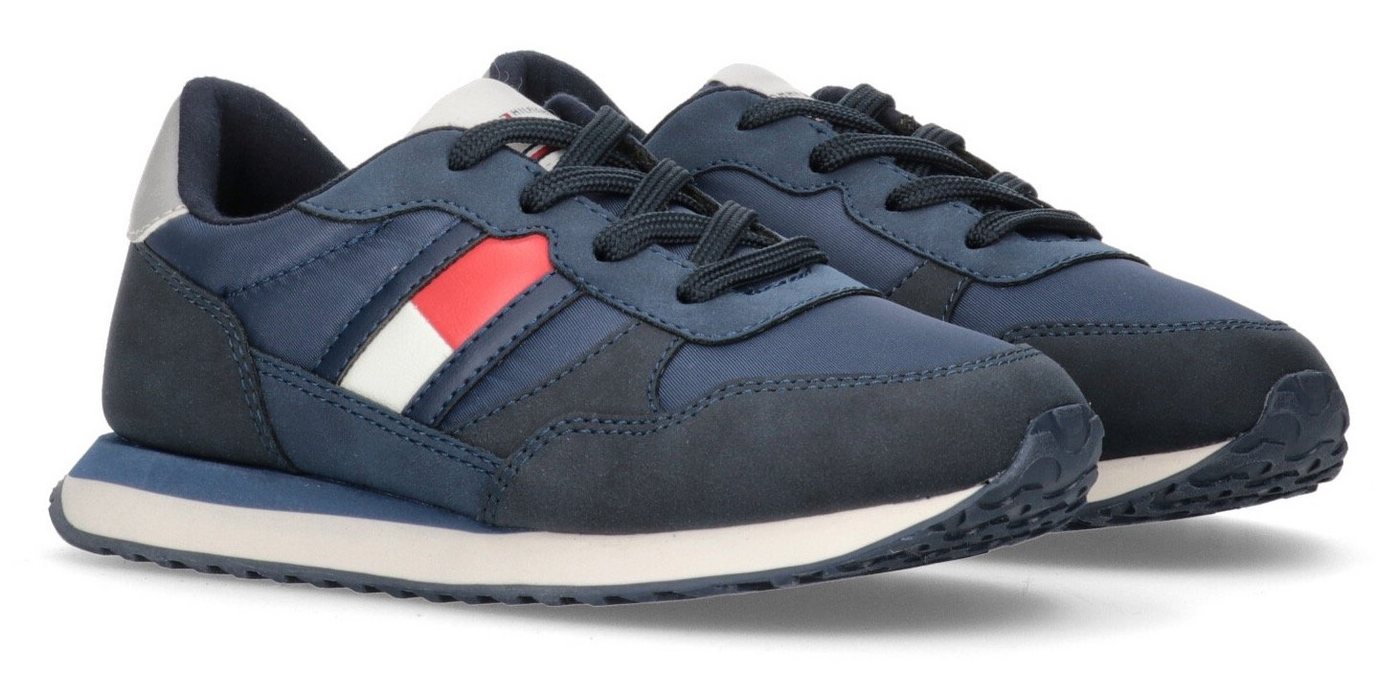 Tommy Hilfiger FLAG LOW CUT Sneaker Freizeitschuh, Halbschuh, Schnürschuh mit Baumwolle gefüttert von Tommy Hilfiger