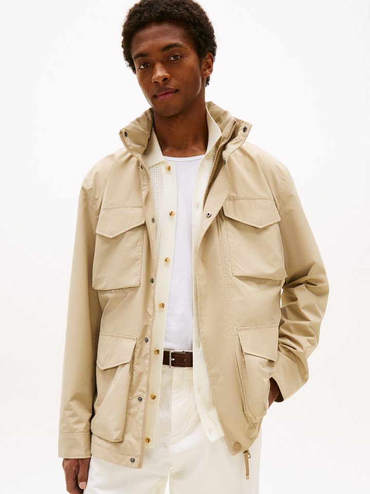Tommy Hilfiger Fieldjacket PACKABLE FIELD JACKET Kapuze im Kragen verstaubar von Tommy Hilfiger