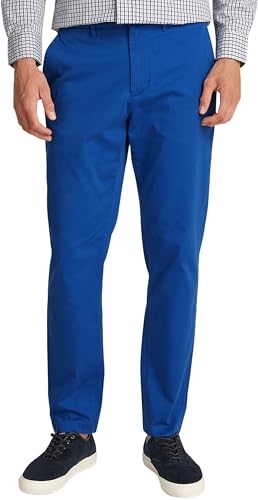 Tommy Hilfiger Herren Chino Hose Harlem Tapered Fit, Blau (Monochrome Blue), 36W/29L von Tommy Hilfiger