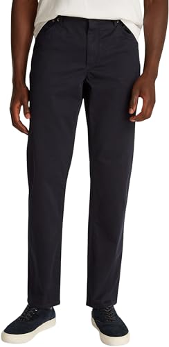Tommy Hilfiger Herren Hose Denton Cotton Satin Straight Leg, Blau (Desert Sky), 30W/32L von Tommy Hilfiger