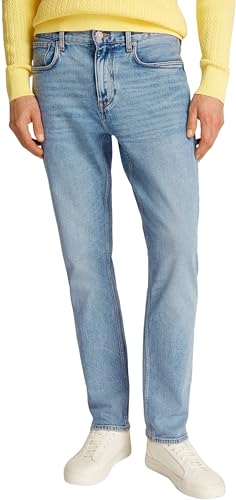 Tommy Hilfiger Herren Jeans Hose Regular Mercer Straight Leg Fit, Blau (Reef Indigo), 32W/29L von Tommy Hilfiger