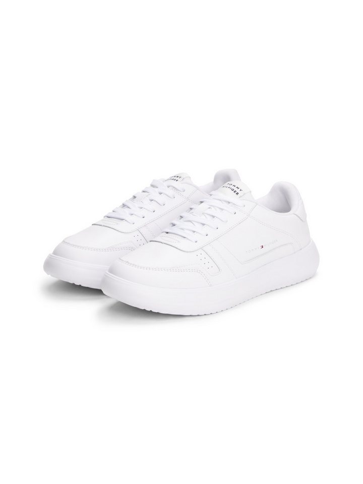 Tommy Hilfiger MODERN LIGHTCUP LTH Sneaker, Freizeitschuh, Halbschuh, Schnürer, Logoaufnäher an der Schuhzunge von Tommy Hilfiger