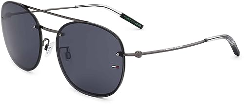 Tommy Hilfiger Mod. Tj 0053_f_s Matte Dark Ruthenium Sonnenbrille, Mehrfarbig (Mehrfarbig), Einheitsgröße von Tommy Hilfiger