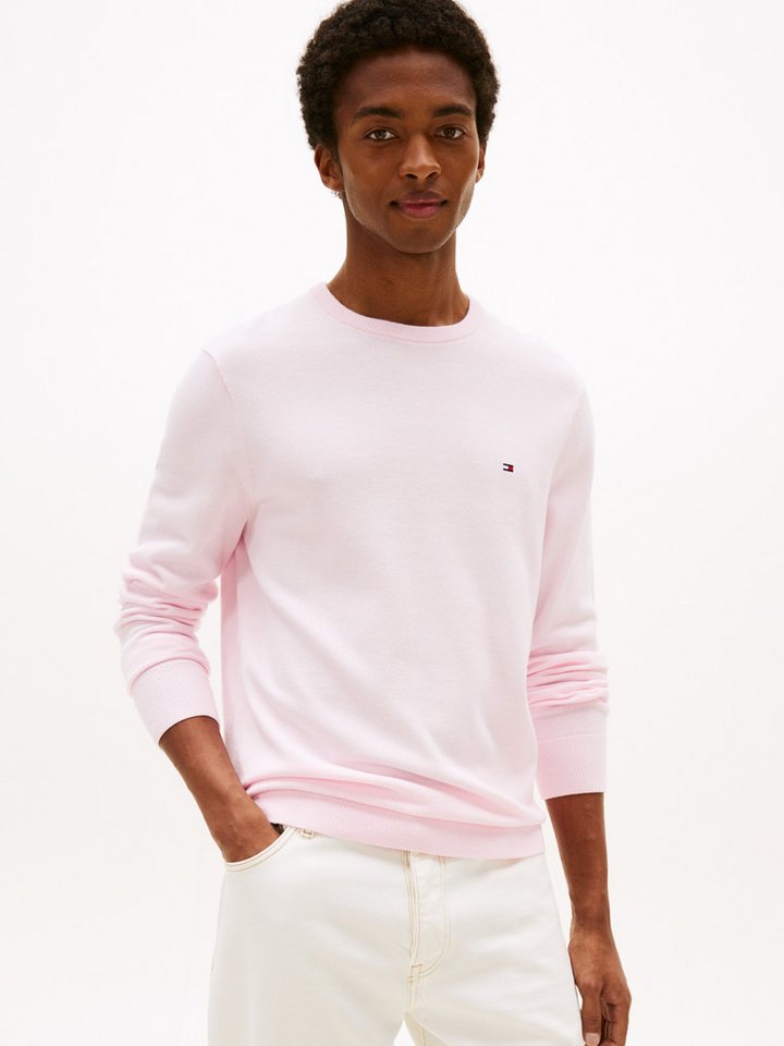 Tommy Hilfiger Rundhalspullover ESSENTIAL COTTON CREW NECK von Tommy Hilfiger