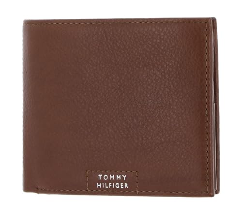 Tommy Hilfiger TH Premium Leather Flap and Coin Wallet Warm Cognac von Tommy Hilfiger