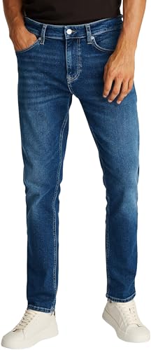 Tommy Jeans Herren Austin Slim Tprd Bi0252 Dm0dm21032 Zugeschnitten, Denim (Denim Dark), 32W / 34L EU von Tommy Jeans