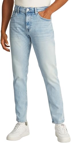 Tommy Jeans Herren Jeans Hose Austin Slim Tapered Fit, Blau (Denim Ultra Light), 32W/38L von Tommy Jeans