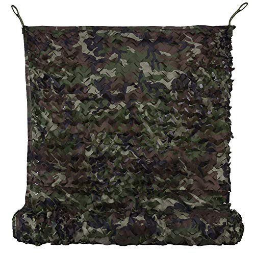 Tongcamo Tarnnetz Sonnenschutz Camouflage Netz 150D Polyester Gewebe für Sichtschutz Jagd Haus Garten Camping Party Netz Tarnung Dekoration von Tongcamo