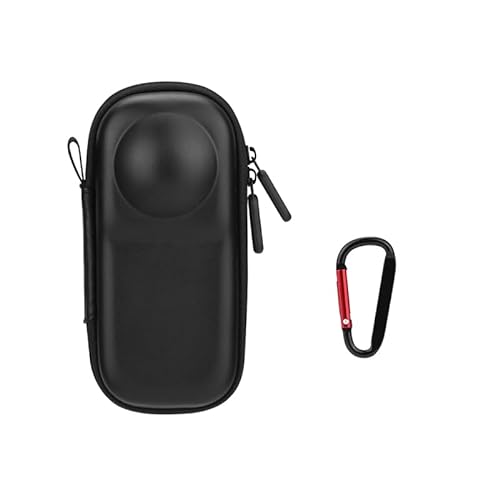 Tragbare Schutztasche für Insta360 X4 Aufbewahrungstasche Standalone Tasche Sportkamera Host Organizer Tragbares Zubehör (L PU) von Tonguk