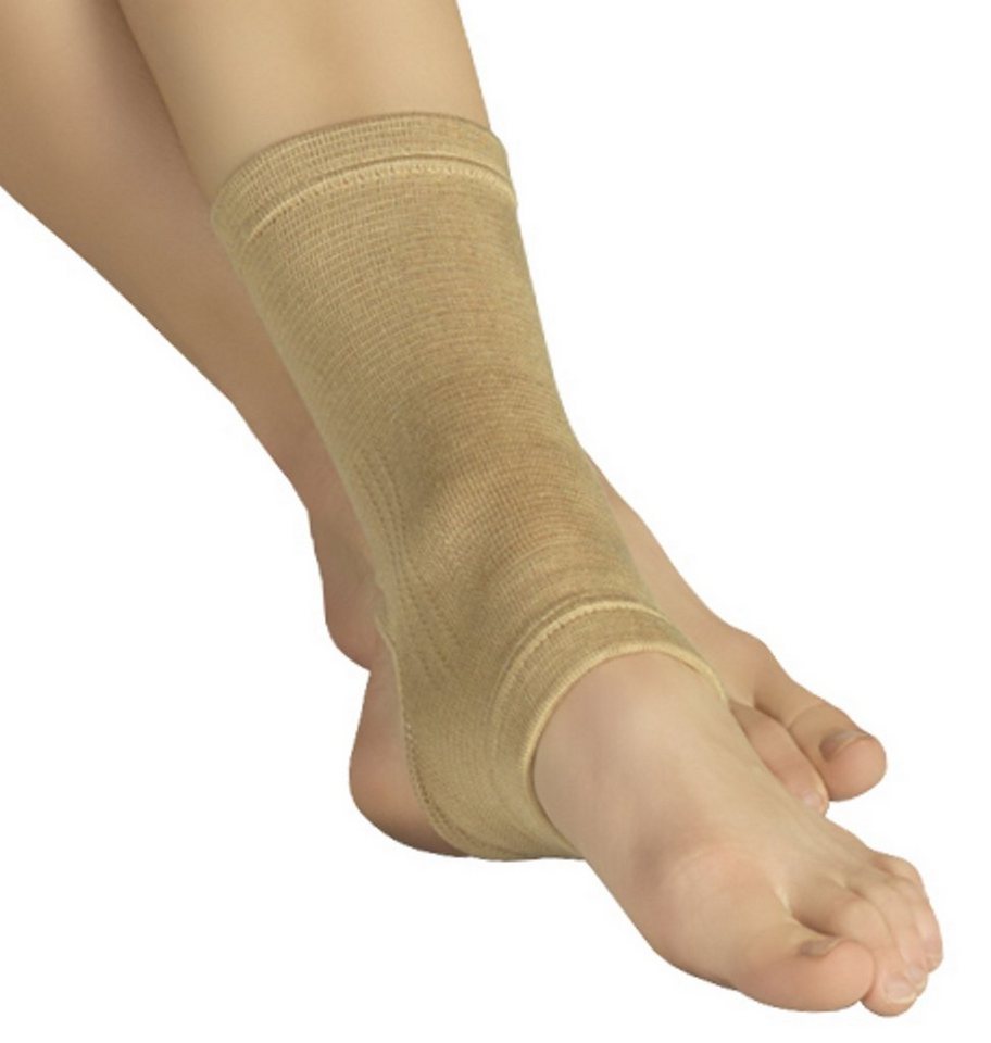 Tonus Elast Fußbandage Fußgelenk-Bandage Fußbandage Knöchelbandage Fußverband beige 3-L, Knöchelbandage von Tonus Elast