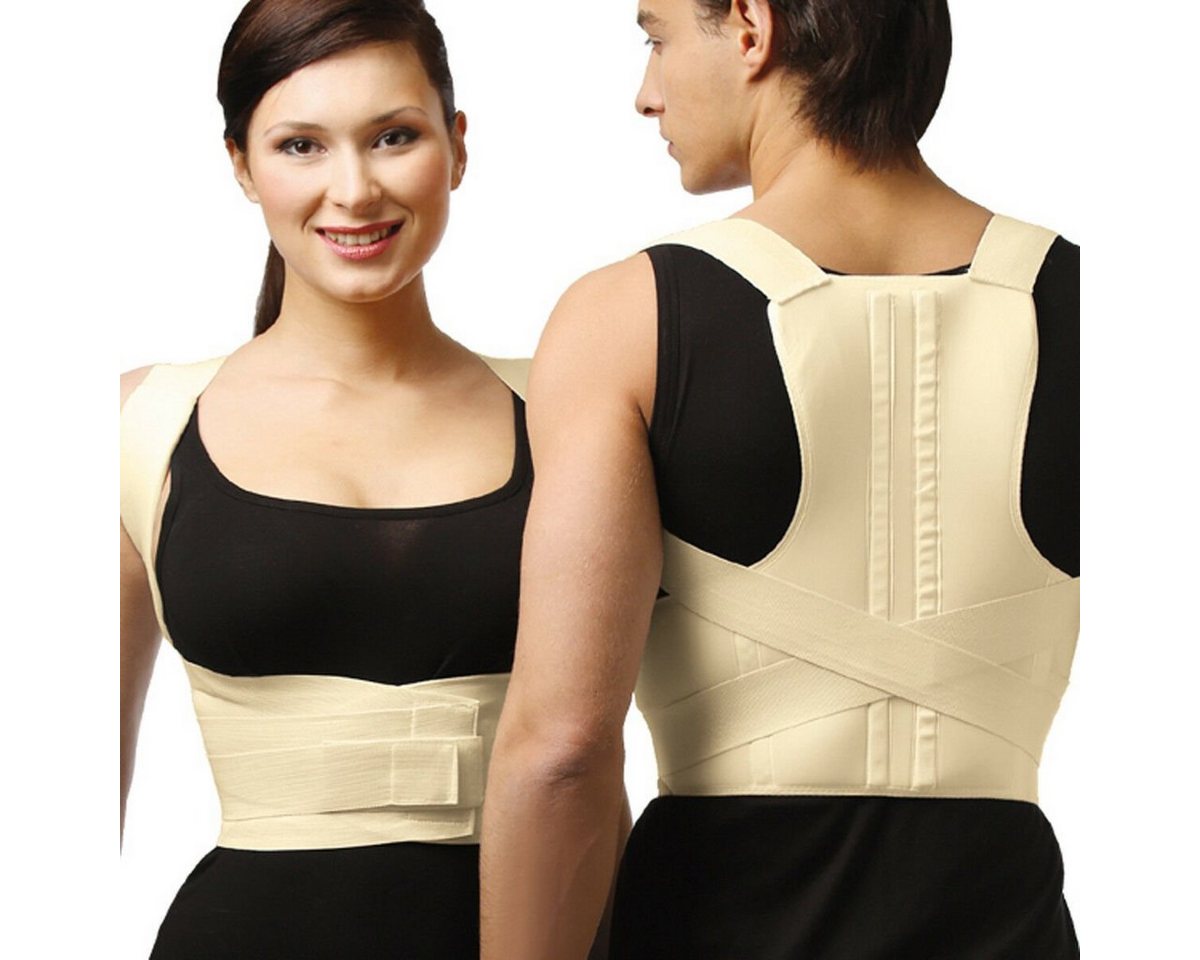 Tonus Elast Rückenbandage Rückenstütze Geradehalter Rückenhalter Rücken Bandage Orthese Stütze 0109, Elastischer Körperhaltungskorrektor von Tonus Elast