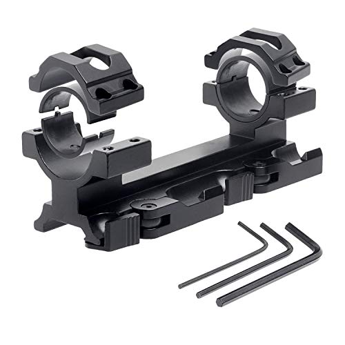 ToopMount Taktische Montageringe Zielfernrohrmontage 30/25,4 mm Ring Schnellspanner Cantilever Rifle Visier Mount Picatinny Rail von ToopMount