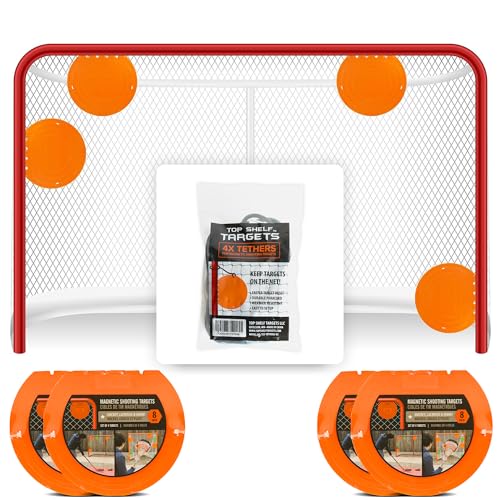 Top Shelf Targets Sniper Magnetische Zielscheiben für Hockey und Lacrosse, 20,3 cm, 4 Stück von Top Shelf Targets