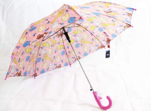 Schöner Kinder Regenschirm, Kinderschirm in rosa Motiv: Tiere (3463) von Top !!