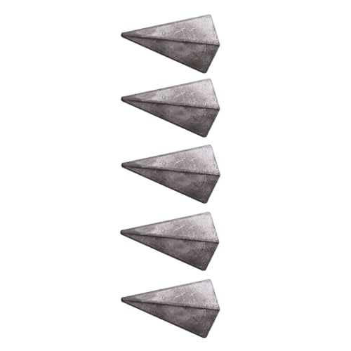 5 Stück Pyramiden-Sinker Angelgewichte Set - Gewichte Angeln für Salzwasser und Süßwasser Angeln Meer, Angelzubehör -150g von TopHomer