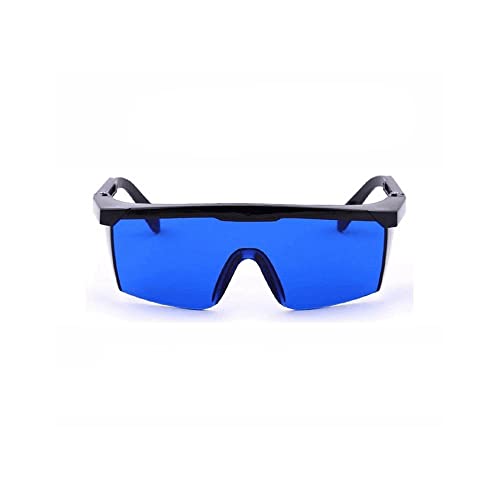 Laser Goggles, Wrap-around 190nm-540nm Wellenlänge Laser Schutzbrille OD +5 Arbeit Schutzbrillen für Augenschutz - Blau von TopHomer