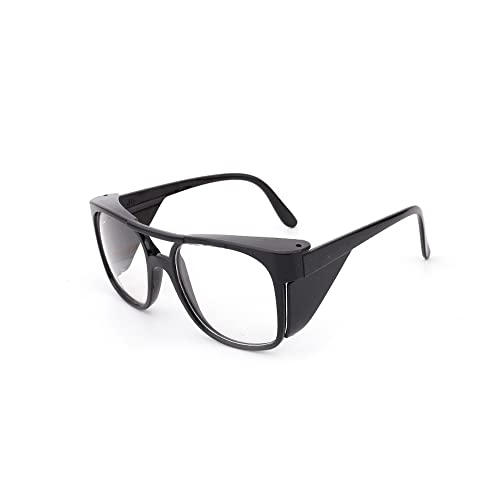 Sicherheitsschutzbrille, Anti-Kratz-Schweiß-Sonnenbrille, Wrap-Around-Laborbrille für DIY, Schleifen und Schneiden (Transparent) von TopHomer