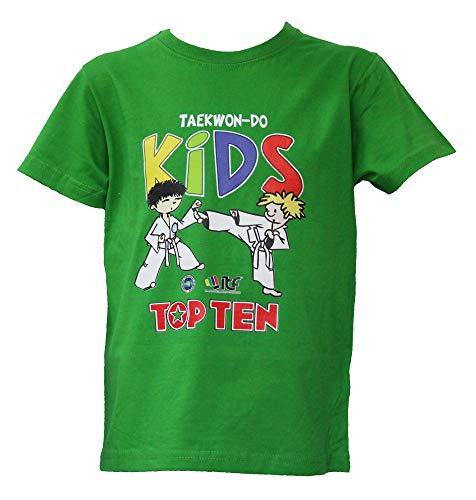 T-Shirt für Kinder „ITF Kids“ für Kinder - Gr. 152 = 152 cm, Gruen von TopTen