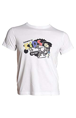 T-Shirt für Kinder „ITF Kids“ für Kinder - Gr. XXS = 140 cm, Weiss von TopTen