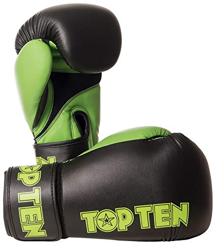 TOP Ten Boxhandschuhe XLP schwarz/grün 16 Oz von TOP TEN